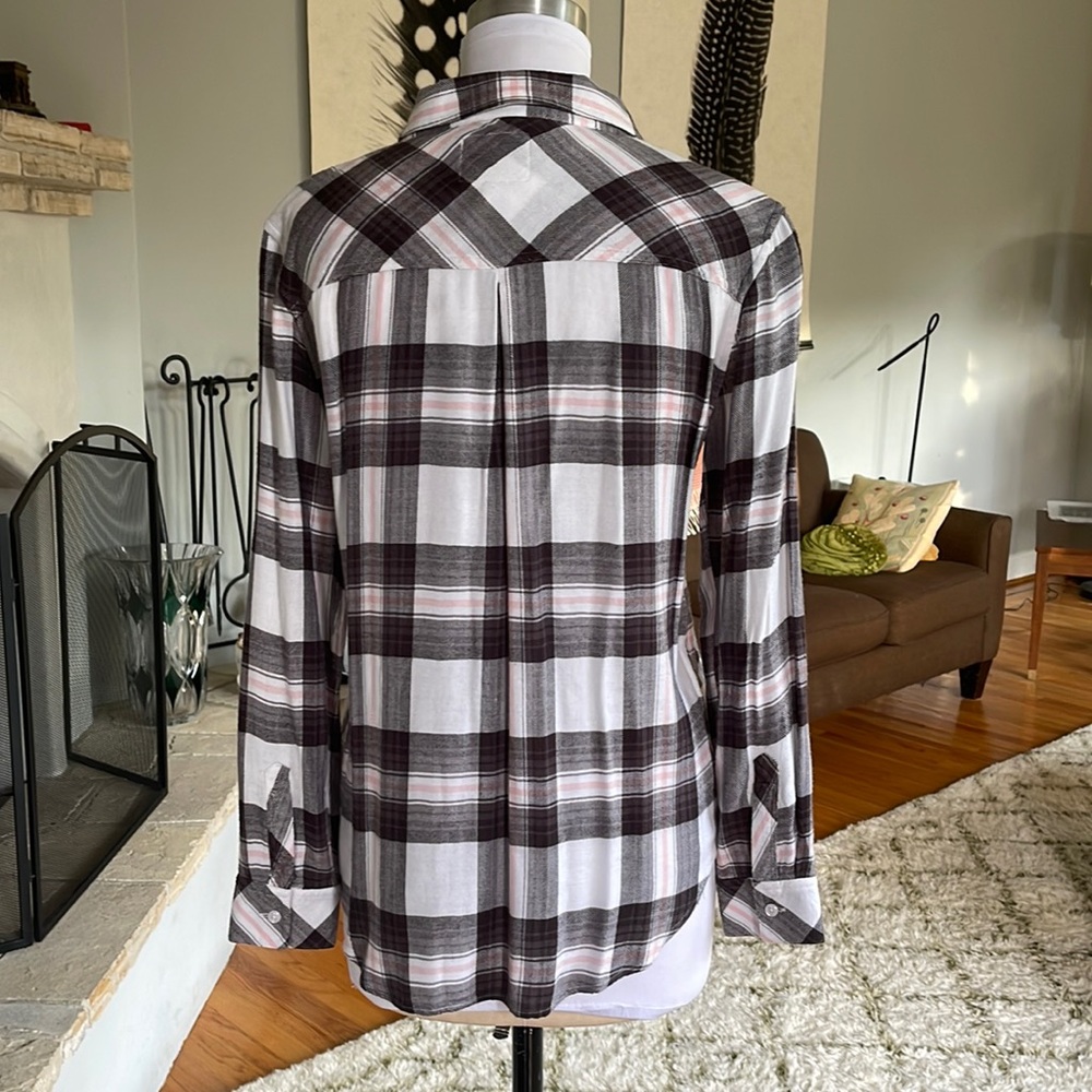 Rails Plaid Button Up Small S Euc - image 4